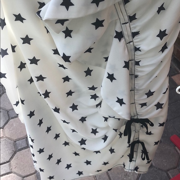 🎉🎉SELF-PORTRAIT Star print Asymmetrical Dress!🎉🎉 - Picture 11 of 12
